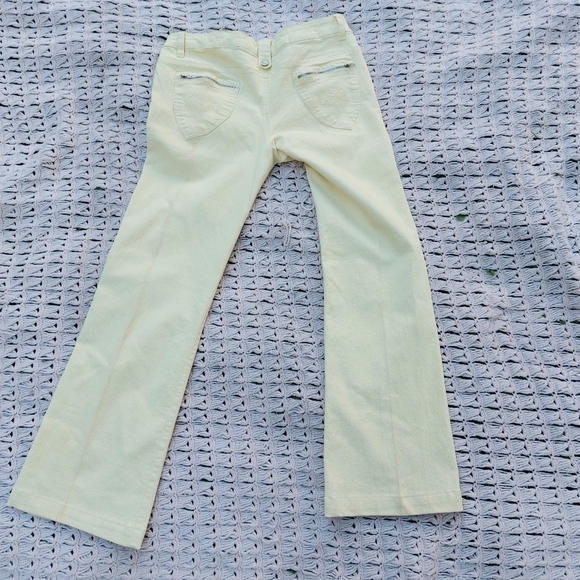 Vtg Y2K Yellow Denim by bebe - Picture 2 of 9